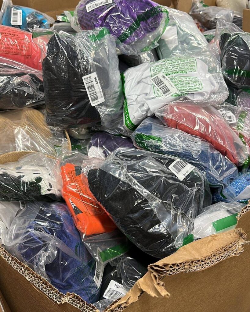 clothing liquidation pallets"