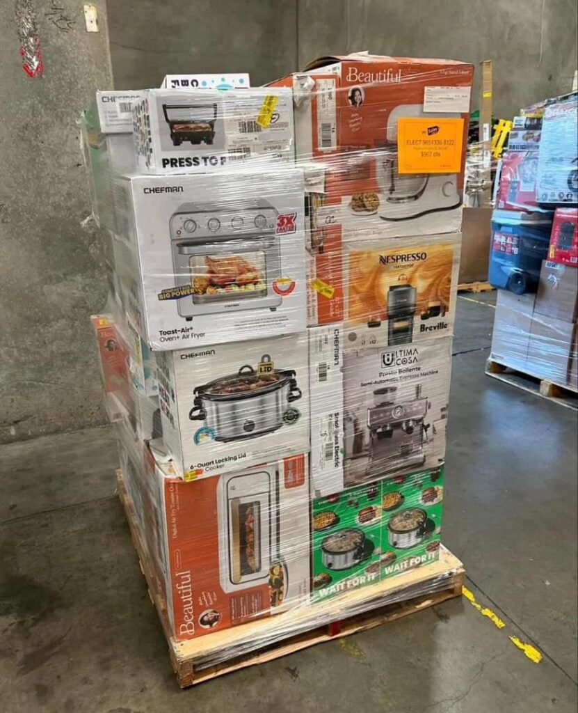 kitchen appliances truckload